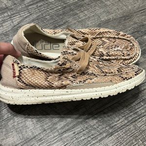 Hey dudes womens snakeskin